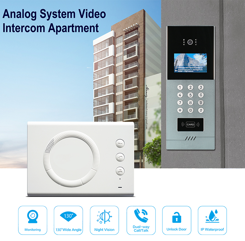 Smart IP-D22 Video Doorbell with Camera, Night Vision & 9999 Access