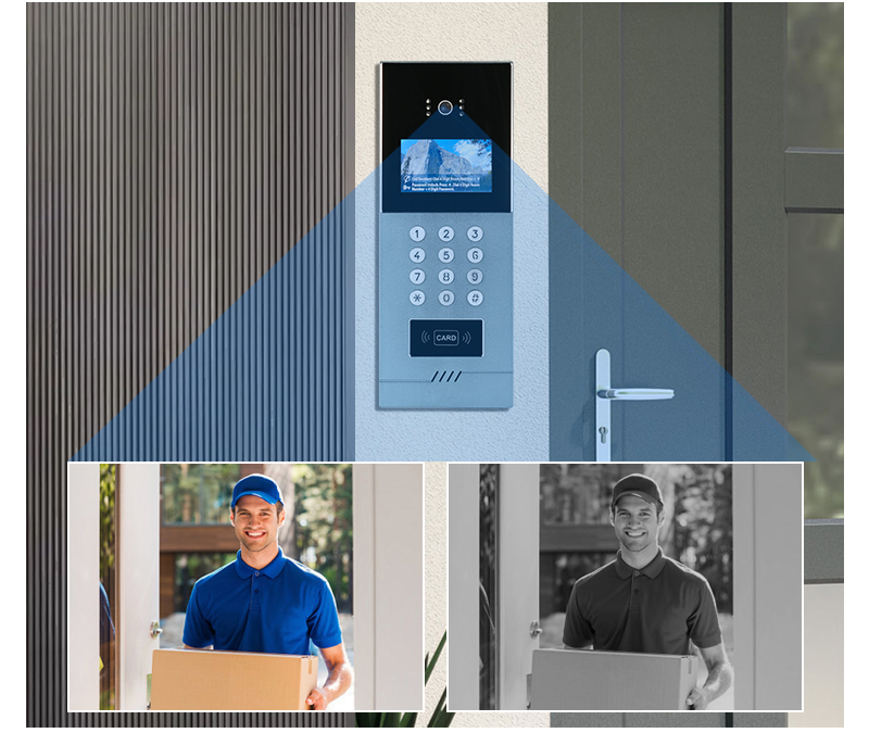 Smart IP-D22 Video Doorbell with Camera, Night Vision & 9999 Access
